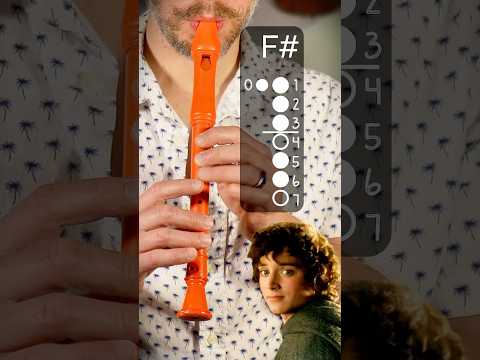 Recorder Song - Lord of the Rings Hobbit Song #recorder #tutorial