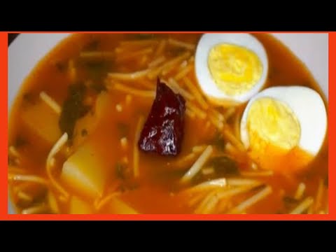 RECETA de COMIDA con HUEVOS 😋 lleva pasta verduras y huevos 🥕Comida Completa, Nutritiva y FÁCIL