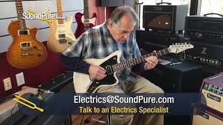 Video thumbnail for Anderson Raven Superbird TV White Electric Guitar #12-17-17N Quick 'n Dirty by soundpurestudios