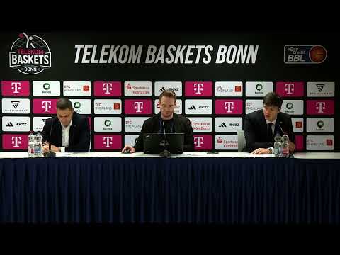 Press conference Telekom Baskets Bonn vs. ALBA Berlin - easyCredit BBL, November 2, 2025
