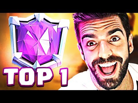 PEGUEI O DECK DO TOP 1 DO CLASH ROYALE E FIQUEI SURPRESO!