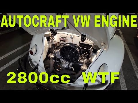 2800cc VW air cooled Flat 4 Autocraft racing engine insane horse power  plus some cars