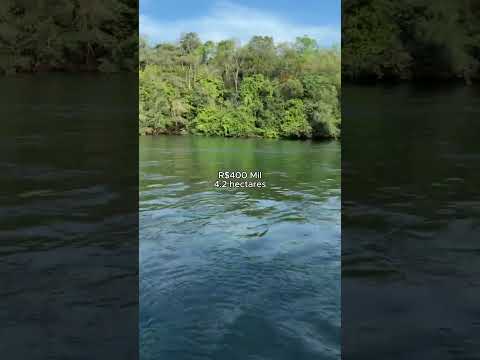 🔥 Chácara a beira do Rio Manso, Acesso 100% Asfaltado #fyp #pesca #pescaria #agro #rio