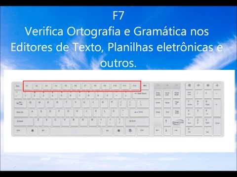 Informática: Funcionalidade das Teclas F1 à F12>