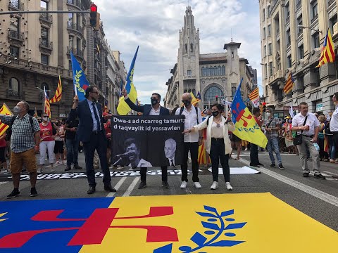 استعراض لحركة الماك في برشلونة في عيد الكاتلون