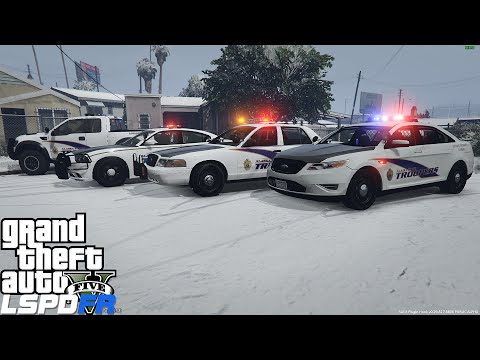 GTA 5 LSPDFR Police Mod 73 | Alaska State Trooper Patrol In The Snow | Meth Lab Bust Gone Wrong