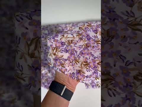 Chiffon Lilac flowers in white