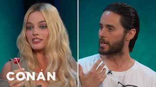 Jared Leto & Margot Robbie Got Shaved Down For "Suicide Squad"  - CONAN on TBS