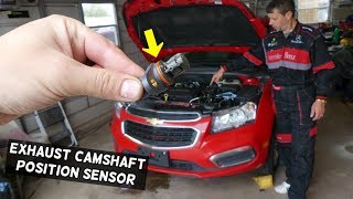 EXHAUST CAMSHAFT POSITION SENSOR REPLACEMENT LOCATION CHEVROLET CRUZE CHEVY SONIC