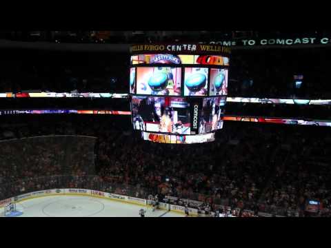 Flyers vs. Bruins 1/22/12 Goal 1