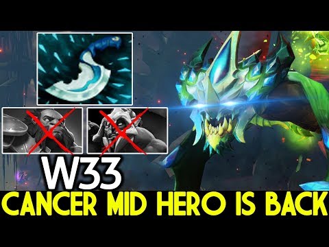 W33 [Viper] Cancer Mid Hero is Back with Blink Dagger Ganking 7.22 Dota 2