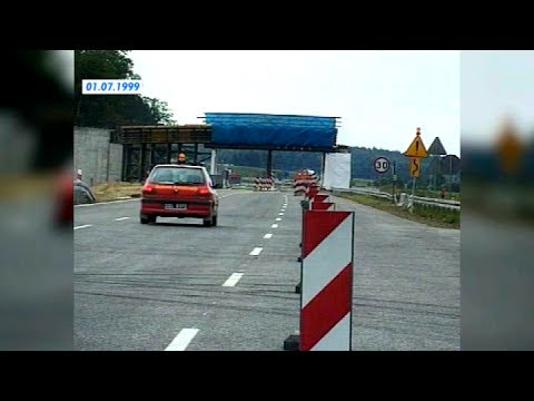 Pierwszy odcinek autostrady A4 Wrocław – Opole – Retro TVP3 Wrocław
