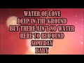 The Judds' Water of Love