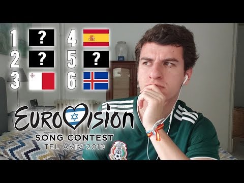 EUROVISION 2019 🇪🇺 - WINNER PREDICTION & REACTION TO ALL THE SONGS