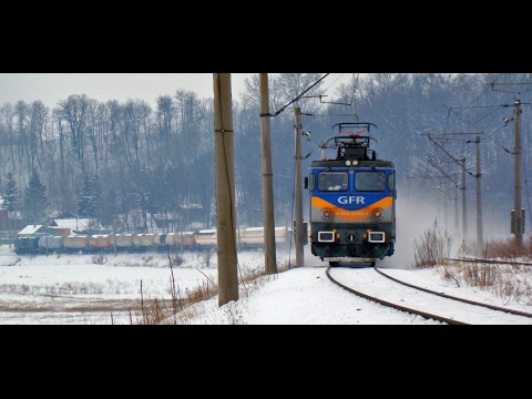 Tren de marfa GFR cu 40-0428-5 iese din Orasul Liteni si se indreapta spre Banesti - 11.02.2017