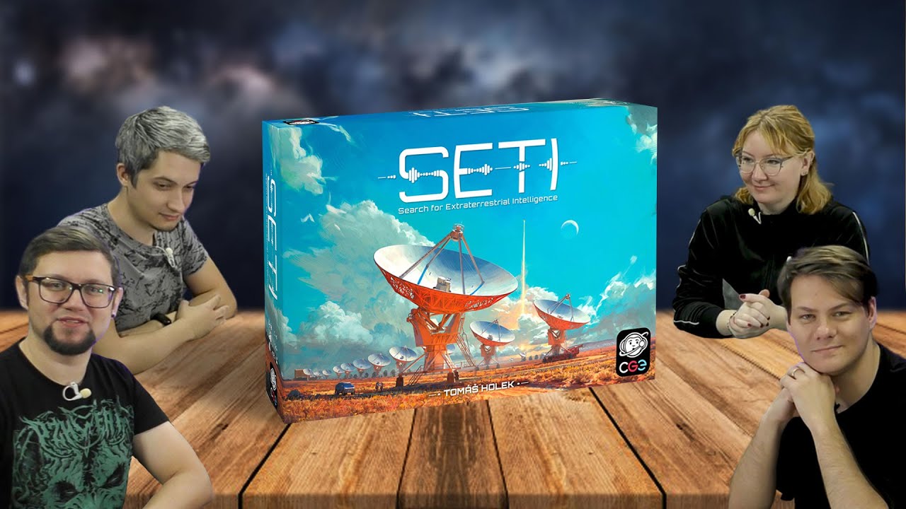 Поиски внеземного разума в настольной игре SETI 🛰️🚀 отзывы об игре, летспле?