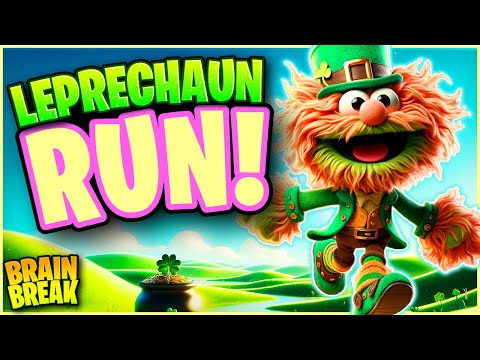 ☘️ Leprechaun Run ☘️ Brain Break Chase ☘️ Just Dance ☘️ Danny Go Noodle ☘️ St Patrick’s Day for Kids