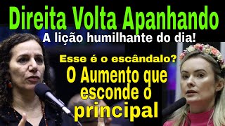 LAPADAS! CLIMA ESQUENTA E DEPUTADA DE DIREITA É DESMONTADA! AUMENTO NO CONGRESSO: O FATO E O CINISMO