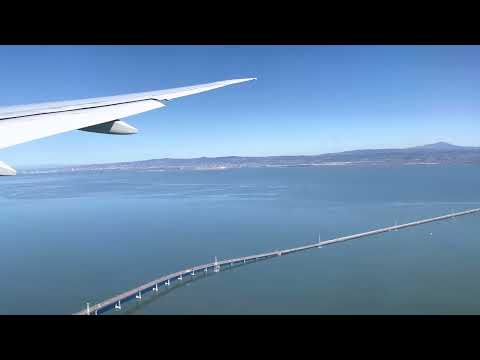 United Airlines Boeing 777-300ER Landing KSFO