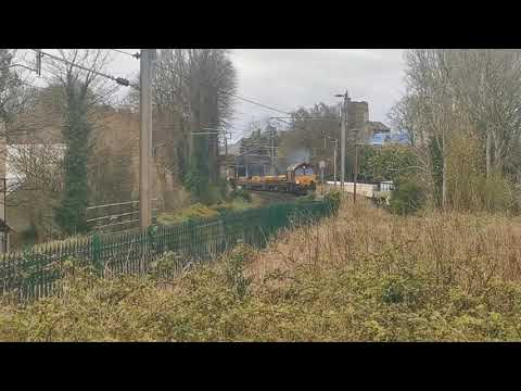 66168 6k27 Carlisle Yard - Crewe Engineers, 7th April 2021