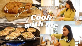 Cook & Bake with me - Tea time snacks / Nuts Bar - Cozy Snow day with delicious food