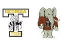 1961 Georgia Tech at #2 Alabama (The Bear Bryant Show)