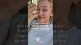 who else doesn&#39;t mind a long engagement?!??! #engagementring #isaidyes  #proposalgoals #engaged