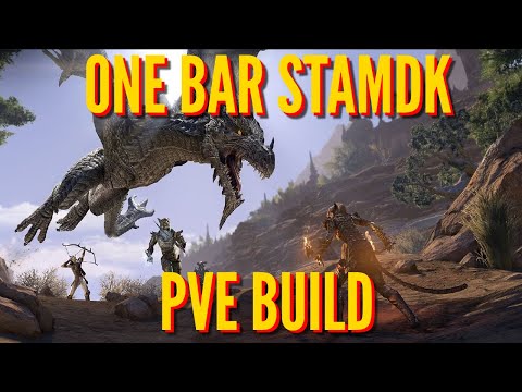 Stamina Dragonknight StamDK One Bar PVE Oakensoul Build (Firesong DLC)