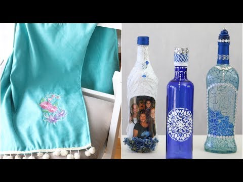 Manos a la Obra TV  2019 Programa 17 - Decorar Botellas - Pashmina Bordada