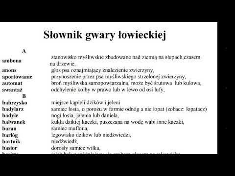 Staż PZŁ Słownik gwary łowieckiej odc.9