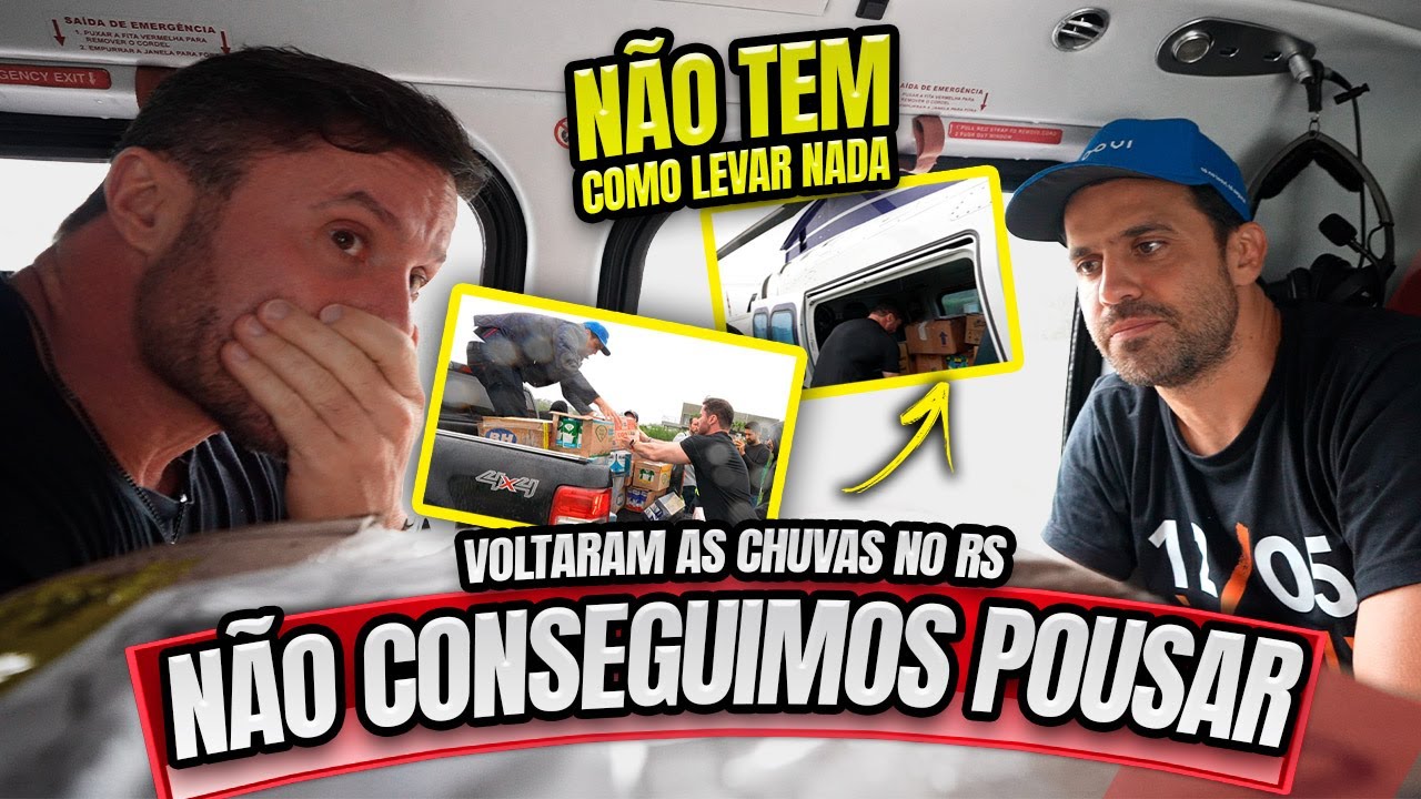 PABLO MARÇAL EM SUA MISSÃO NO RS - TIVEMOS PROBLEMAS AO LEVAR MANTIMENTOS