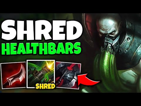 FULL ARMOR SHRED URGOT TURNS EVEN TANKS TO DUST! THIS IS 100% HIDDEN OP - League of Legends