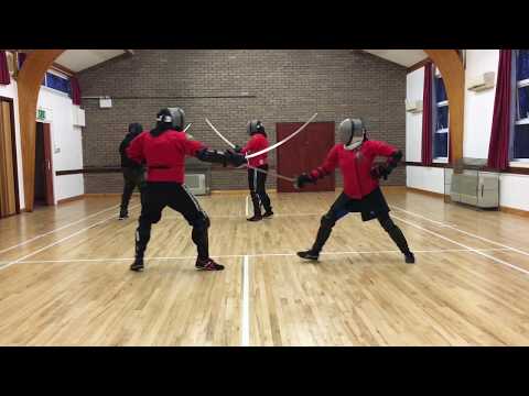 Military Sabre Sparring - Nick vs Esther (Testing another new sabre!)