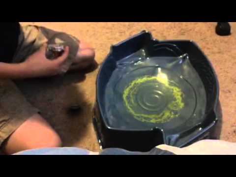 Three way battle!!! Beyblade burst!! Horusood vs. Ragnaruk vs. Kerbeus