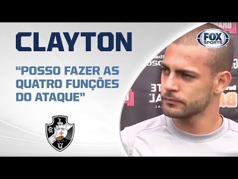 CLAYTON APRESENTADO! Veja as primeiras palavras como novo jogador do Vasco