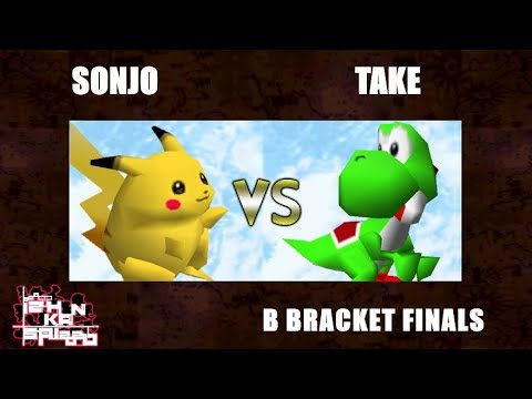 Kansai 2020 B Bracket Finals - Sonjo (Pikachu) Vs. Take (Yoshi) Super Smash Bros - SSB64