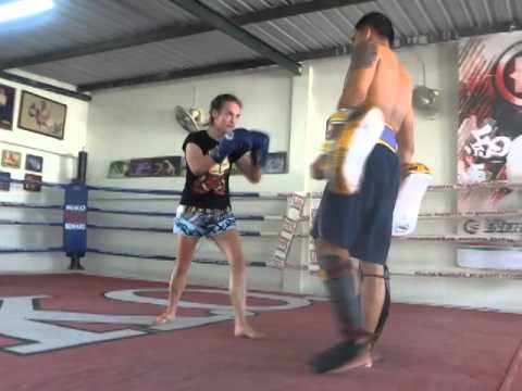 Working on Clinch Transition with Sakmongkol - Part 2 - Day 7 - WKO Pattaya