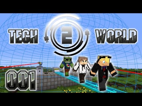 MINECRAFT - Tech World 2 #001 - ( Es geht los ) [Deutsch] -HD-