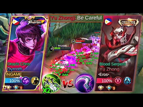 DYRROTH VS TOP GLOBAL YU ZHONG IN MYTHIC GLORY | WHO IS LIFESTEAL KING? | 20 KILLS NEW 1 SHOT BUILD