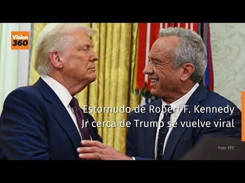 Estornudo de Robert F. Kennedy Jr cerca de Trump se vuelve viral