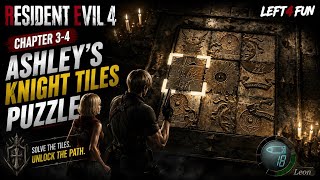Resident Evil 4 Ashley’s Knight Tiles Puzzle Guide | Chapter 3-4 (PS2 Classic)