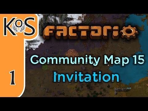 Factorio Community Map 15, Ep 1: Invitation! Alien Biomes, QoL mods | Co-op Multiplayer 0.15