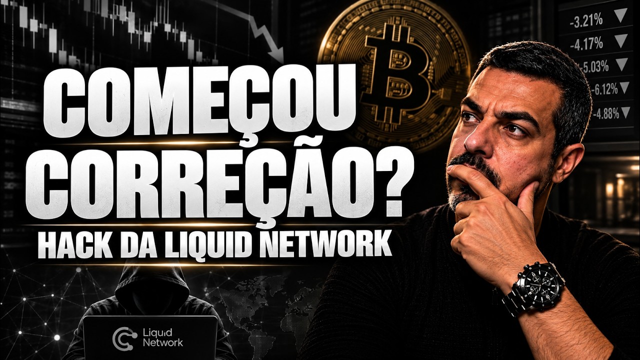 🚨 Bitcoin em Alerta: Começou a Correção? + Hack da Liquid Network