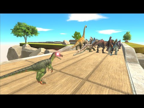 Escape from Deadly Deinonychus - Animal Revolt Battle Simulator