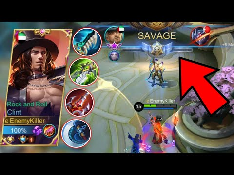 SAVAGE!!! NONSTOP KILLING TOP GLOBAL CLINT ENEMYKILLER | Mobile Legends