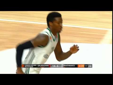 Galatasaray-Panathinaikos Kenny Gabriel dunk