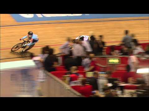 Women's Sprint Bronze Final Race 2 - Becky James vs Anna Meares