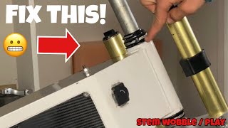 How to (properly) install headset bearings on stelth bomber/enduro ebike and get rid of stem wobble!