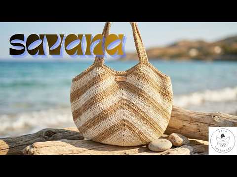 Tutoriel maxi sac Savana au crochet en jute La Fata Tuttofare