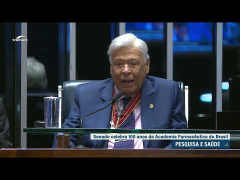 Sessão especial comemora 100 anos da Academia de Ciências Farmacêuticas do Brasil